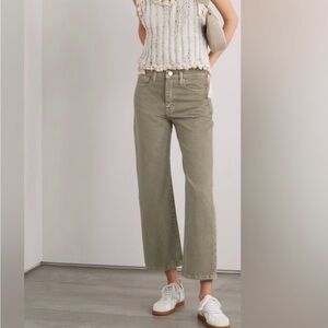 FRAME
Le Jane cropped high-rise straight-leg jeans 31 good condition scandi